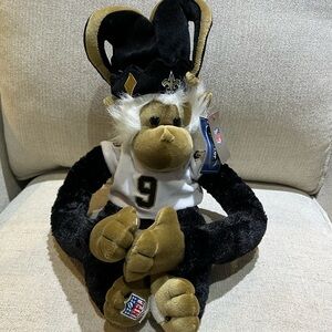 Forever Collectibles NFL New Orleans Saints Drew Brees #9 Monkey Plush Toy